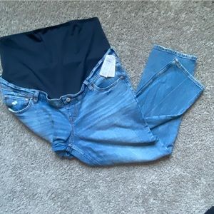 Abercrombie and Fitch The Ankle Straight Maternity Jeans NWT